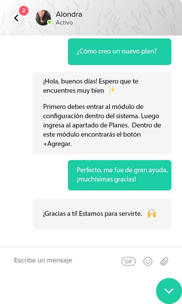 Atención personalizada